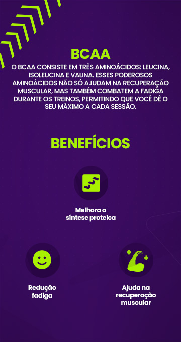 Benefícios BCAA